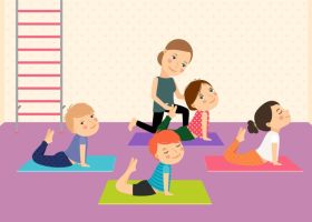 Йога для детей упражнения