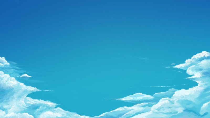 Голубой фон с облаками