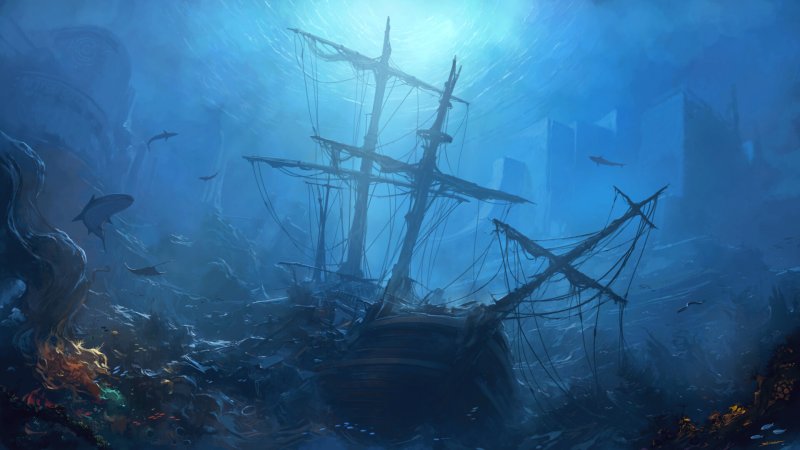 Бухта затонувших кораблей пираты карибского моря