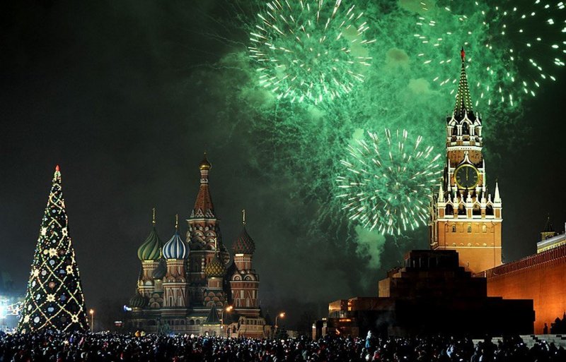 Кремль новый год